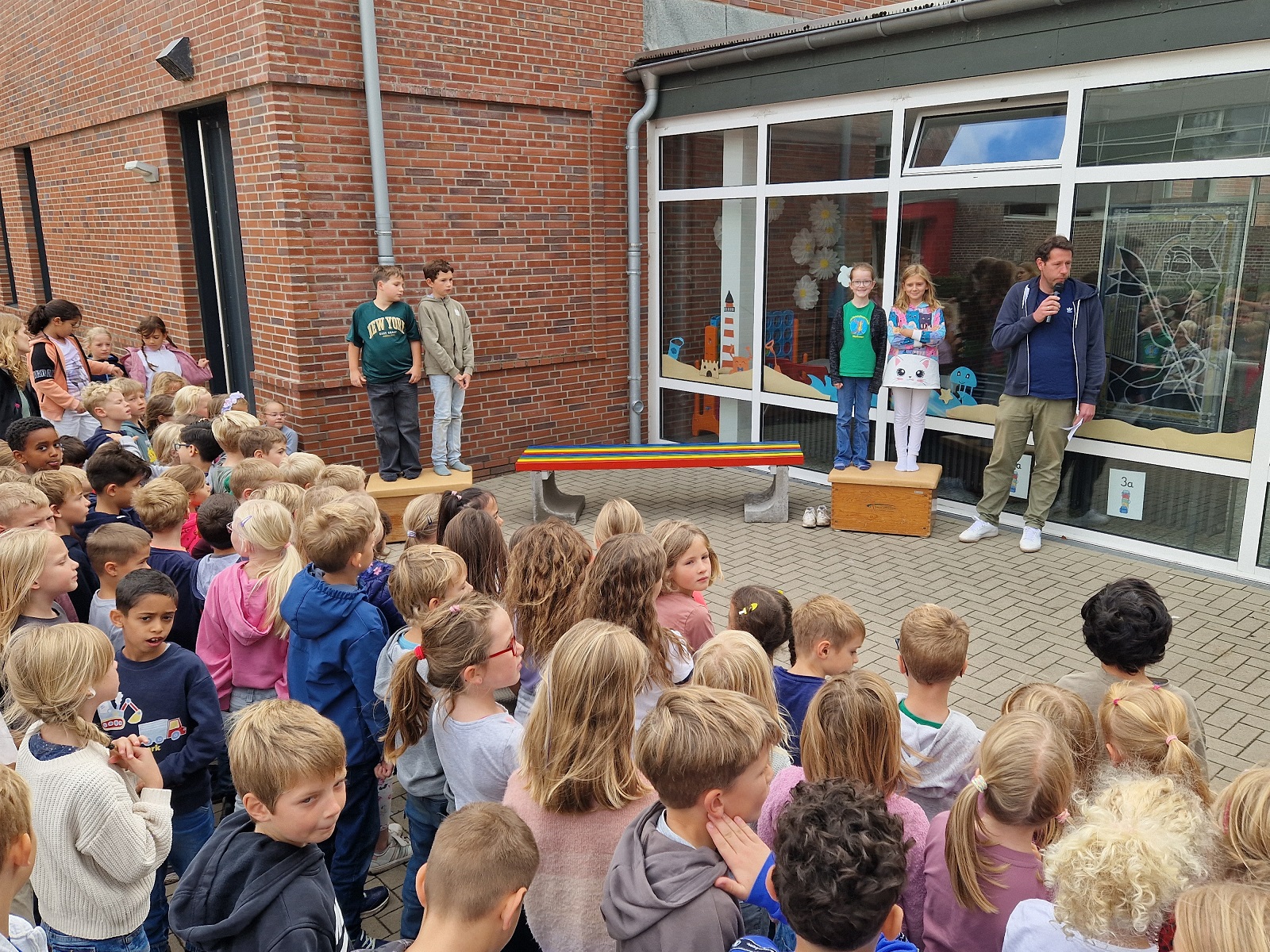 Einweihung der Freundschaftsbank